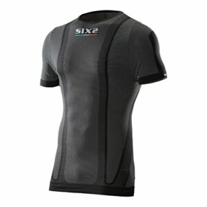 T-shirt SIX2 Superlight in BLACK CARBON - L
