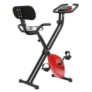 Cyclette pieghevole con carico fino a 136 kg e resistenza magnetica regolabile