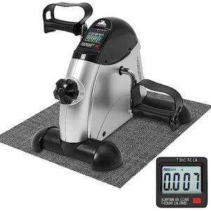 Cyclette EVOLAND per esercizi sotto scrivania, resistenza regolabile e display LCD, adatta a casa e ufficio