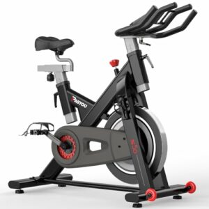 Cyclette PASYOU S50: professionale, resistenza magnetica, 15kg volano, monitor RPM - fino a 150kg