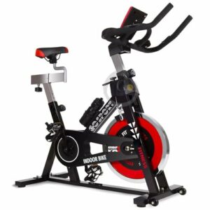 Spinning Bike GOVITA professionale con schermo LCD, volano 24kg