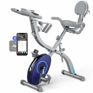 Cyclette Pieghevole 4 in 1 con Monitor LCD - Casa e Salvaspazio