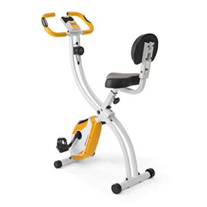 Cyclette pieghevole con schienale e 8 livelli di resistenza