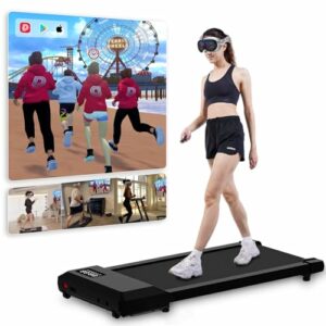Tapis Roulant DeerRun Raceable Ad Alta Tecnologia: Controllo APP, 2.5HP, Corsi Multi-Corsa!