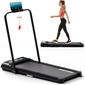 Tapis Roulant Elettrico Pieghevole - 1-12KM/H - Supporto per Tablet - Telecomando