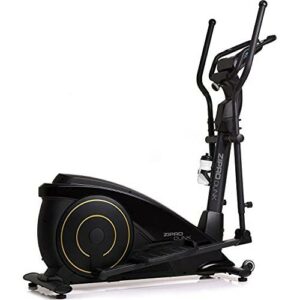 ZIPRO Cyclette Ellittica DUNK GOLD, cross-trainer con monitor LCD e app iConsole + Kinomap