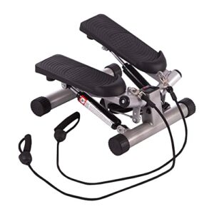 Ultrasport Swing Stepper - Stepper up-down compatto con bande allenamento e resistenza regolabile