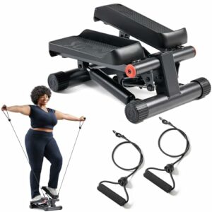Mini stepper intelligente per allenamento cardio con fasce di resistenza