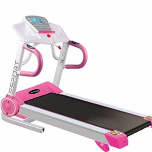 JTRHD Macchina Passeggio Elettrica Tapis Roulant Fitness Casa/Ufficio con Snodo Inizio Palestra