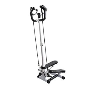 Attrezzo fitness portatile: corda da casa con mini stepper