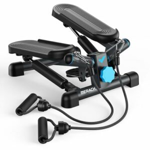 Stepper 2 in 1 per Casa con Monitor LCD e Power Ropes per Esercizi Completi