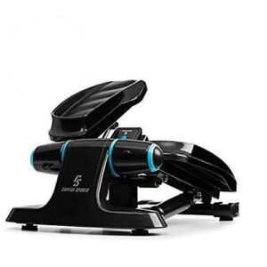 Stepper Fitness Casa 110kg, Superfici Premium, Display LCD, Power Rope, Blu
