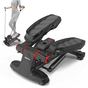 Stepper Fitness PROIRON con Bande di Allenamento e Display - Mini Stepper per Tutto il Corpo, Peso Max Utente 120kg