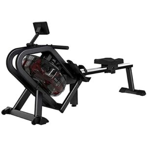 Vogatore ad acqua con monitor LCD: allenamento fitness completo da casa