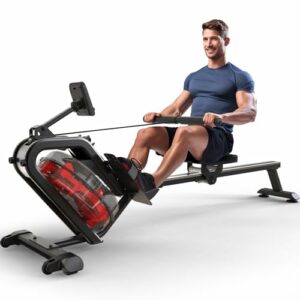 Vogatore YAMO: inclinazione 45°, resistenza ad acqua, 150 kg, display LCD, Bluetooth