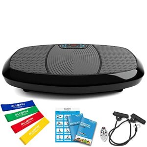Pedana Vibrante Bluefin Fitness 3D | Doppio Motore, Oscillazione + Vibrazione | Superficie Antiscivolo, Bluetooth