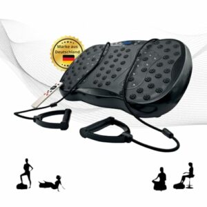 Piastra vibrante Winch W1.0: motore ultra silenzioso, antiscivolo, 3 programmi e 120 livelli - perdita di grasso e fitness da casa.
