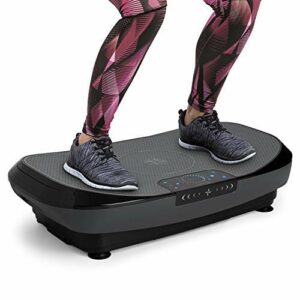 Pedana Vibrante Professionale KLAR FIT Vibe 4DX PRO - 300W, Modalità 4D TripleMotor, Superficie MaxComfort 71,5x43,5 cm, Grigio/Nero